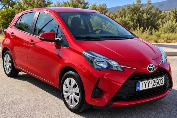 Toyota Yaris &pi;&rho;&omicron;&sigmaf; &epsilon;&nu;&omicron;&iota;&kappa;ί&alpha;&sigma;&eta; &sigma;&tau;&omicron; &Eta;&rho;ά&kappa;&lambda;&epsilon;&iota;&omicron;